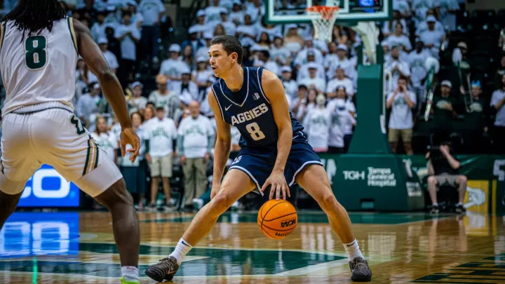 MBB Game Notebook: Aggies Suffer First Loss In No-Show At South Florida