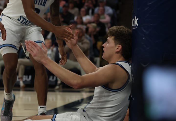 MBB Game Notebook: Utah State Holds Off Grand Canyon With Late Surge