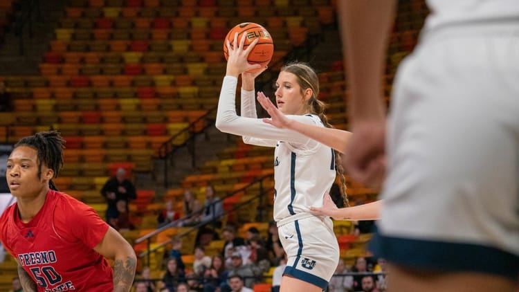 WBB Review: Utah State Can't Build On First MWC Win, Falls To Fresno State At Home
