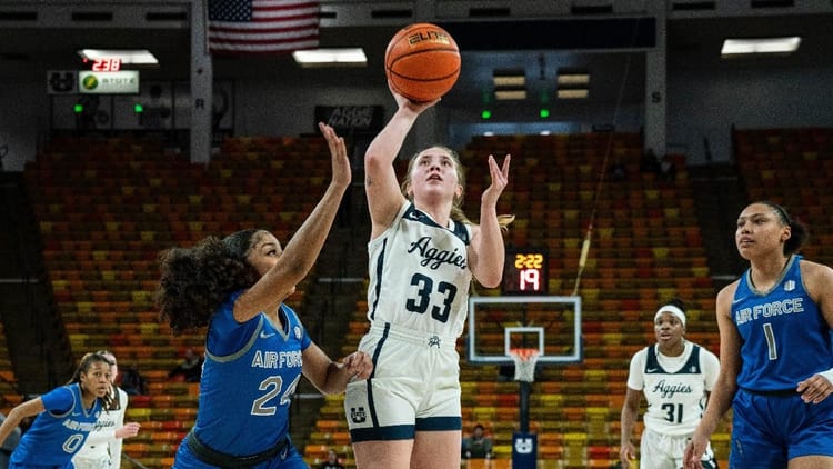 WBB Review: Late Comeback Effort Not Enough To Lift Aggies Against Air Force