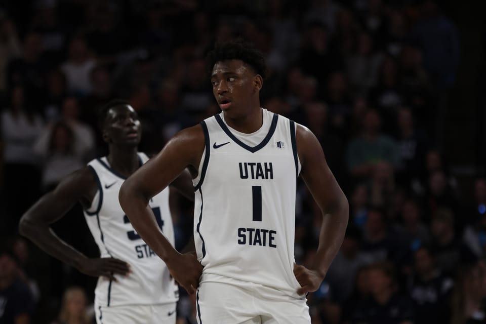 MBB Game Notebook: As Defense Stumbles, Utah State Falls To Red-Hot Lobos