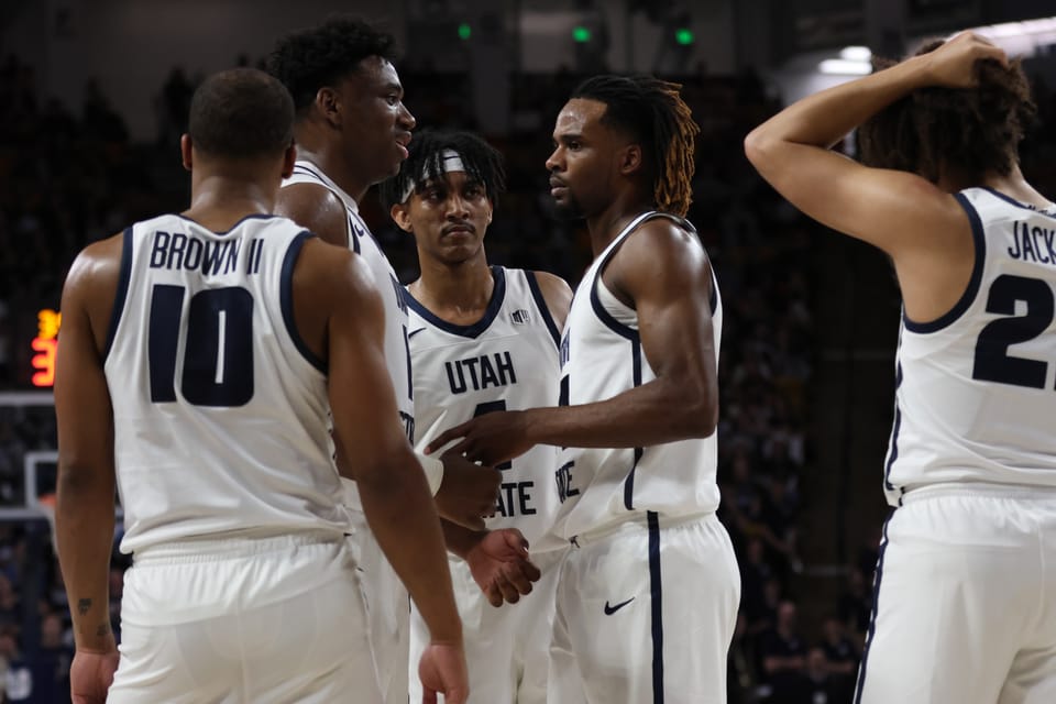 MBB Preview: Utah State Begins Postseason Play Against Fresno State